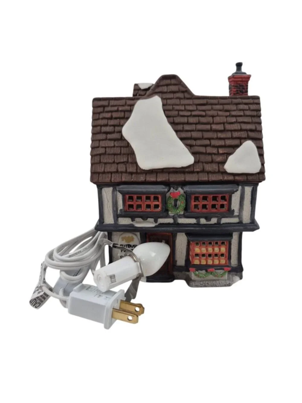 Department 56 Tutbury Printer 55689 Heritage Dickens Village Porcelain 1990 Box
